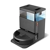 iRobot Roomba Plus 505 Combo Robot + AutoWash Dock Saugroboter mit Wischfunktion - Multifunktinales Dock - Clearview Pro LiDAR - 7000Pa - DualClean Wischpads mit PerfectEdge - SmartScrub - Schwarz