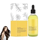 Bella Essence Haaröl, Natürliches Haaröl zum Haarwachstum beschleunigen mit biologischen Rosmarinöl, Rizinusöl, Mandelöl und Arganöl als Haarmaske und Haarkur (60ml/1box)