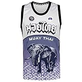 Tuff Sport Tank Top Muay Thai Boxen Weste Top Workout Shirt Ärmellos Gym Fitness Training, Tuf-tt106, S