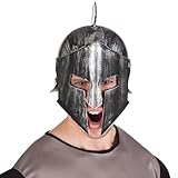 Boland 01375 - Ritter-Helm, für Erwachsene, Kopfbedeckung, Gladiator, Kämpfer, Kostüm, Karneval, Mottoparty