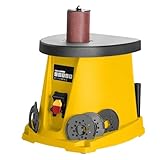 Elektrischer oszillierender Spindelschleifer, oszillierender Band- und Spindelschleifer, Geschwindigkeit 2000 U/min, Arbeitstischabmessungen 370 * 300 mm, für Holzbearbeitungs- und Heimwerkerprojekt