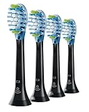 4 Teile/paket Kompatibel For Philips Sonicare C3 Ersatz Zahnbürste Köpfe Plaque Verteidigung Elektrische Zahnbürste Bürstenköpfe Weiß Oder Schwarz(4PCS Black -C3)