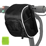 ADNEWX Fahrrad Lenkertaschen, 1,5L Fahrradtasche Lenker mit Regenhülle Fahrradkorb für Mountainbikes Rennräder E-Bikes