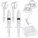 Nippelkorrektor - Nippelabzieher 2 Stück Nippel Korrektor Brustwarzenformer Umgedrehte Nippelsauger für Flache Nippel