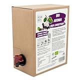 Bio Aronia Direktsaft 3 Liter Box aus deutschem Anbau - Aroniasaft aus 100% Aroniabeeren, 30 Tage Vorratspackung - Veganer Aronia Saft, ohne zugesetzten Zucker, ohne Süßstoffe (lt. Gesetz)