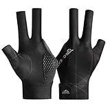 ITECHNIK Billiards Billard Handschuh, Snooker Handschuhe, Billiard Pool Cue Glove, rutschfeste Poolhandschuhe, Verstellbare Poolhandschuhe, Geeignet für Pool-Spiele, Snooker.Only The Left Hand
