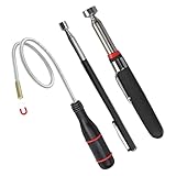 3 Stück Magnet Stabmagnet,Stabmagnet Extra Stark,Magnetstab,Teleskopmagnet,Teleskop Magnetstab,Teleskop Magnet,Magnetstab Werkstatt,Magnet Teleskopstab,Magnet Stab,Biegbares Magnetgreifer