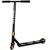 Cox Swain Stunt Scooter Ramp-X345 - ABEC 9 und PU Rollen! - Super Heavy Quality!, Farbe: Schwarz/Gold
