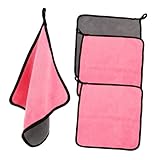YARNOW 4 Stück Schläger Reinigungstuch Slicker Billard Fee Spülmittel Queue Tuch Rosa Schwammreiniger Reinigungstuch Für Pool Queue Mikrofasertücher Für Autos Radiergummi