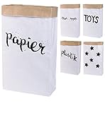 Lifestyle Lover Papiersack Paper Bag eckig aus Kraftpapier Papierkorb (Papier)