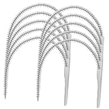 GLEAVI 10 Stück Teiliges Abflussreinigungsset Flexibel Biegsam Haarfänger für Waschbecken Bad Küche Effektives Werkzeug zur Rohrreinigung und Verstopfungsbeseitigung Platzsparend mit