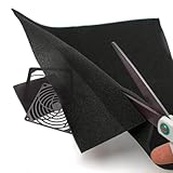 EVG Staubdichter Filterschaum für PC-Computer (2 Blätter), 3 mm dick, 50cm x 50cm (2500cm²)