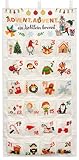 2024 Adventskalender zum Befüllen Stoff, Weihnachtskalender Adventskalender zum Aufhängen, Adventskalender Wandteppich Wiederverwendbar 50x105cm mit 24 Taschen