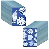 Cvoepobey 120 Blatt Sonnendruckpapier-Set, Cyanotypie-Papier, Solar-Zeichenpapier, Hochempfindliches, Durch die Sonne/Solarenergie Aktiviertes Druckkunstwerk