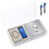 JOPHEK 0,01g/500g Mini Küchenwaage Digitale Professionelle, Hochpräzise Digitale mit 5 Einheiten Mini Digitalwaage Tara LCD-Display Funktion für Schmuck Lebensmittel Labor und Reise
