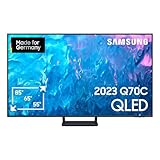 Samsung QLED 4K Q70C 65 Zoll Fernseher (GQ65Q70CATXZG, Deutsches Modell), Quantum Prozessor 4K, Motion Xcelerator Turbo+, Quantum HDR, Smart TV [2023]