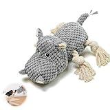 YIFRHYO Hundespielzeug große Hunde Tauziehen plüschtiere für Hunde,hundespielzeug quietschendes Interaktives Kauspielzeug für Große Kleine Mittel