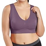Bustier Damen Beige Gepolstert Ohne Bügel BH Weicher Push-Up Wohlfühl-BH Leichter Nudefarben Shaper-BH Atmungsaktiver Bralette Sports Soft Bra Seamless T-Shirts