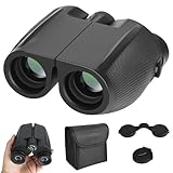 CTDMJ Fernglas 15 x 25 mm | HD Ferngläser für Erwachsene | Leichtes Faltbares Ferngläser | Kompakt Fernglas High | Tragbares Wasserdichtes Mini Fernglass für Vogelbeobachtung Reisen Jagd Konzerte