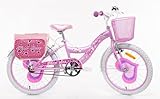 SCH Fahrrad Pink Love, Kinderfahrrad, Rosa, 20 Zoll