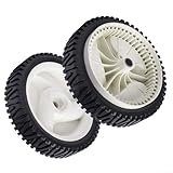 MeevrgR 20,3 cm selbstfahrende Rasenmäher-Vorderräder-Set für 194231X427 532403111 583719501 Walk Behind Modelle, 53 Zähne, robuste Metallgummi-Konstruktion, einfache Installation