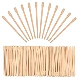 KGDUYC 200pcs Wachs Spatel- Holzspatel für Haarentfernung, Holzspatel, Haarentfernung Holzstäbchen,Einweg Kosmetik Spatel zur Haarentfernung, Holz Wachs Spatel Waxing Stick Rührstäbchen