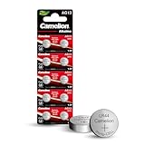 Camelion AG13 / LR44 / A76 Knopfzelle Alkaline Alkali Batterie, 10-er Pack, Lange Haltbarkeit (Haltbarkeitsdatum markiert)