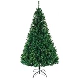 Bonnlo Künstlicher Weihnachtsbaum 120cm, Tannenbaum Künstlich mit 230 Zweigspitzen, Nordmanntanne mit Stabilem Metallständer, Weihnachtsdeko Innen & Aussen