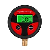 digitale manometer luft,digital luftdruck manometer,Digitaler Reifendruckprüfer, 0-200PSI Reifendruckmessgerät LCD-Bildschirm Digitaler Reifen Luftdruckmessgerät Auto Tragbare Luftdruckprüfer Meter fü
