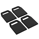 Wiltec Unterlegplatten Set für Stützblöcke, 225 x 165 x 20 mm, aus HDPE, 4 Stützplatten für Wohnwagen, Wohnmobil und Anhänger