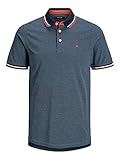 JACK & JONES Herren Jjepaulos Noos Poloshirt, Denim Blue, XL EU