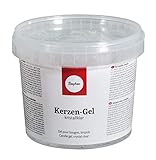 Rayher Hobby 3130200 Kerzen-Gel, Dose 750 g/ ca.850 ml, transparent, kristallklares Kerzenwachs zum schmelzen, kann gefärbt werden, Kerzen gießen, farblos