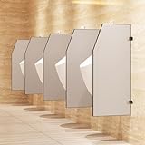 Urinal-Trennwand-Toilettentrennwand, An Der Wand Montierter Urinal-Sichtschutz Für Herren, Schule/Kindergarten/Einkaufszentrum/öffentlicher Ort (Size : 3PCS)