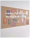Benutzerdefinierte große Korktafel nach Größe und Farbe, Pinnwand aus bohrfestem Filzmaterial, größte 2.4m * 1.2m große Bildtafel für Büro, Wohnzimmer, Schlafzimmer, Wand
