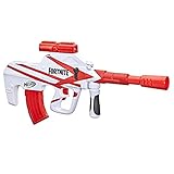 Nerf Fortnite B-AR motorisierter Dart-Blaster, Fortnite Konvergenz-Lackierung, 10-Dart Blaster, 10-Dart Magazin, 10 Darts