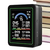 Tragbarer Luftdetektor – Qualitätstester-Sensor-Messgerät, Überwachung Der Innen- Und Außenumgebung, Robustes Hausgerät, Unverwechselbares Raumzubehör | Zuverlässige Büroausstattung Für Das Schlafzimm