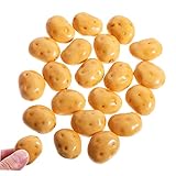HOMOCONO 20stücke Künstliche Kartoffeln Mini-kunstgemüse Simulation Gemüseformen Für Gartenarbeit Und Dekoration Künstliches Kartoffelmodell Spielzeug Für Küche Und Party