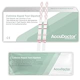 10 AccuDoctor Drogentest Cotinin Test Urin 200 ng/ml Schnelle und sichere Ergebnisse - Drogentest für Nikotin Schnelltest Drogenschnelltest Tabak Niktoin Urintest Drug Test Kit