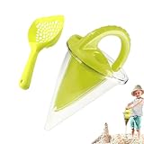 Generisch Spilling Funnel XXL with Sifting Shovel - Ultimate Sand & Water Mixing Toy, Ideal Beach Toys for Kids Ages 4-8 & Sand Castle Building Kit