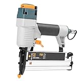 MZZYG Tacker 3-in-1 Carpenter Pneumatische Nagelpistole 18Ga/20Ga Holzbearbeitung Lufthefter F10-F50, T20-T50, 440K Nägel Zimmerei Dekoration Für Befestigungsmaterial, Dekoration, Zimmerei