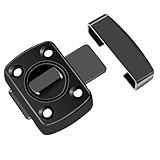 LOORGVEL Robuster Schiebetürriegel aus Zinklegierung Kleines Eingebettetes Scheunentorschloss mit Sicherheitsfunktion Vielseitig für Innentüren und Schiebetüren