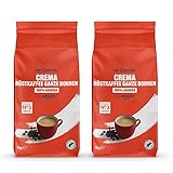 by Amazon Kaffee, ganze Bohnen, 100% Arabica, 2 kg (2 x 1 kg)