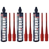3x Remstaler VERBUNDMÖRTEL 300ml | -HÖCHSTE QUALITÄT- made in GERMANY | Injektionsmörtel | Montagemörtel