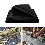 Hochbeetfolie, 2 x 6 m Teichfolie, Schwarz Hochbeet Folie, Wasserdicht Folie Hochbeet, Wiederverwendbar Folie für Hochbeet Ideal für Haus Garten Gebäude Gewächshaus Oder Andere Anlässe