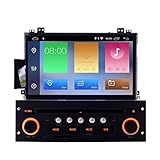 KOPHENIX Ljda Android 10 Auto Multimedia-Player for Citroen C5 1 DIN CAR Radio Autoaudio WiFi GPS. Navigations-Stereo DVD-CD Lenkrad (Color : Black)