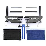 Fofoza TT Netzgarnitur Set - Profi Tischtennisnetz mit Stabiler Metall Halterung, 2 Netzen &Messschieber | Universal Ping Pong Garnitur für alle gängigen Tischtennis Platten, Indoor & Outdoor