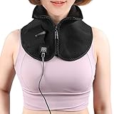 Beheiztes Nackenpolster, feuchtigkeitsableitend, weich, Nackenwärmer, USB-Heizkissen, für Damen, Herren, Teenager, Erwachsene, ältere Menschen, Pendeln, Radfahren, Reisen, Computer, Arbeiten