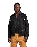 G-STAR RAW Herren 4 Pocket Zip Jacke, Schwarz (dk black D22941-C900-6484), L