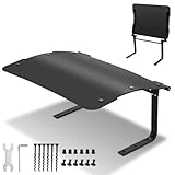 Fiqops Mähroboter Garage 73x57x40cm, Sonnen und regengeschützte Garage für Rasenmähroboter,Regenschutz für Roboter-Rasenmäher aus ABS-Material,Faltbarer Rasenmähroboter Regenschutz,Schwarz