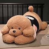 GudiWH Große Teddy Hundepuppe Plüschtier Hundepuppe Kinder Kissen Puppe Geburtstagsgeschenk 110CM 4